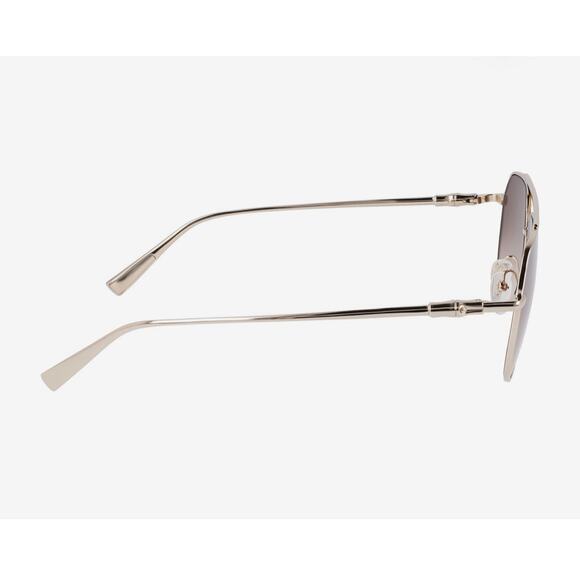 Longchamp™ LO174S 727 57 Aviator Sunglasses - Gold/Gradient Brown*NEW in Case - Picture 6 of 6